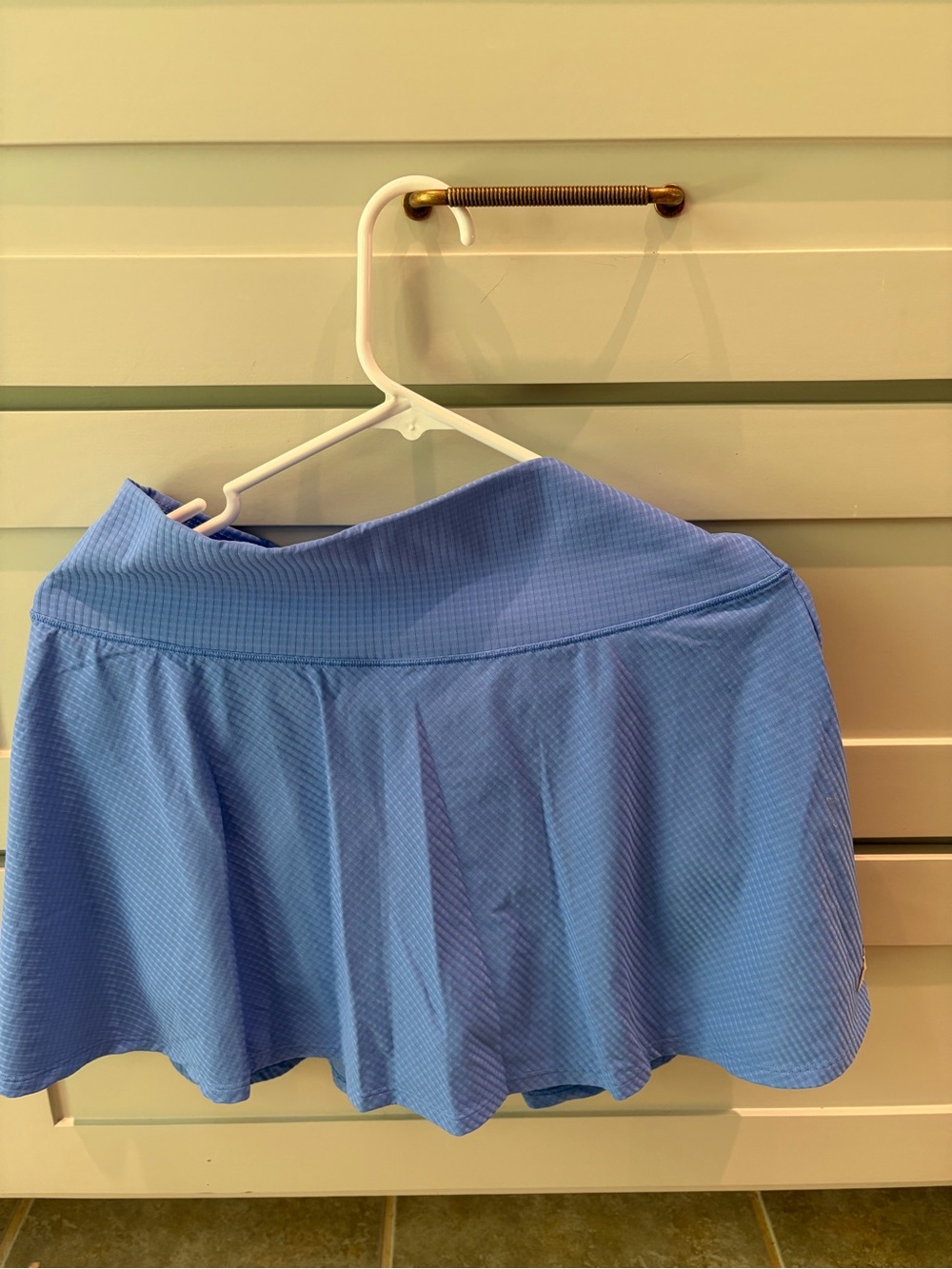 Vuori Light Blue Baseline Athletic Skort